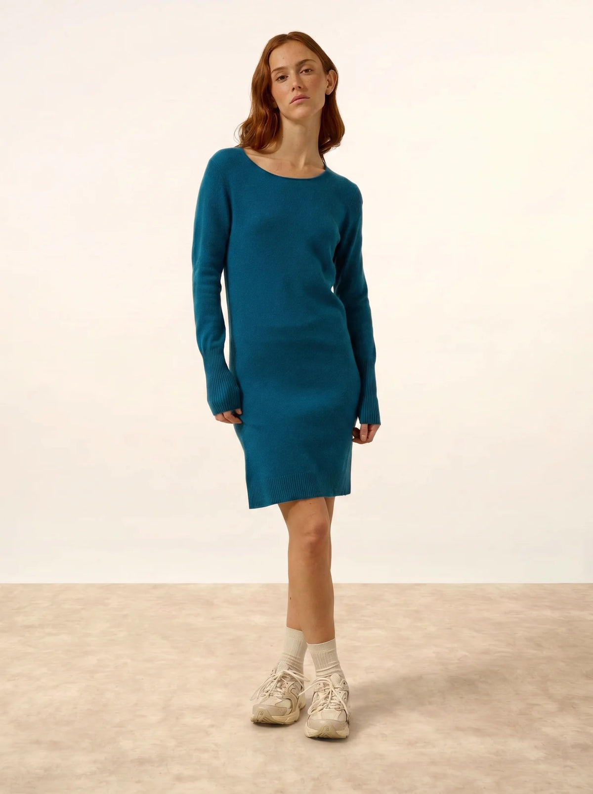 SUSAN Robe Col Rond Paon