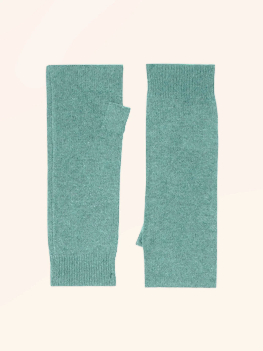 ZOE Fingerlose Handschuhe Grün meliert