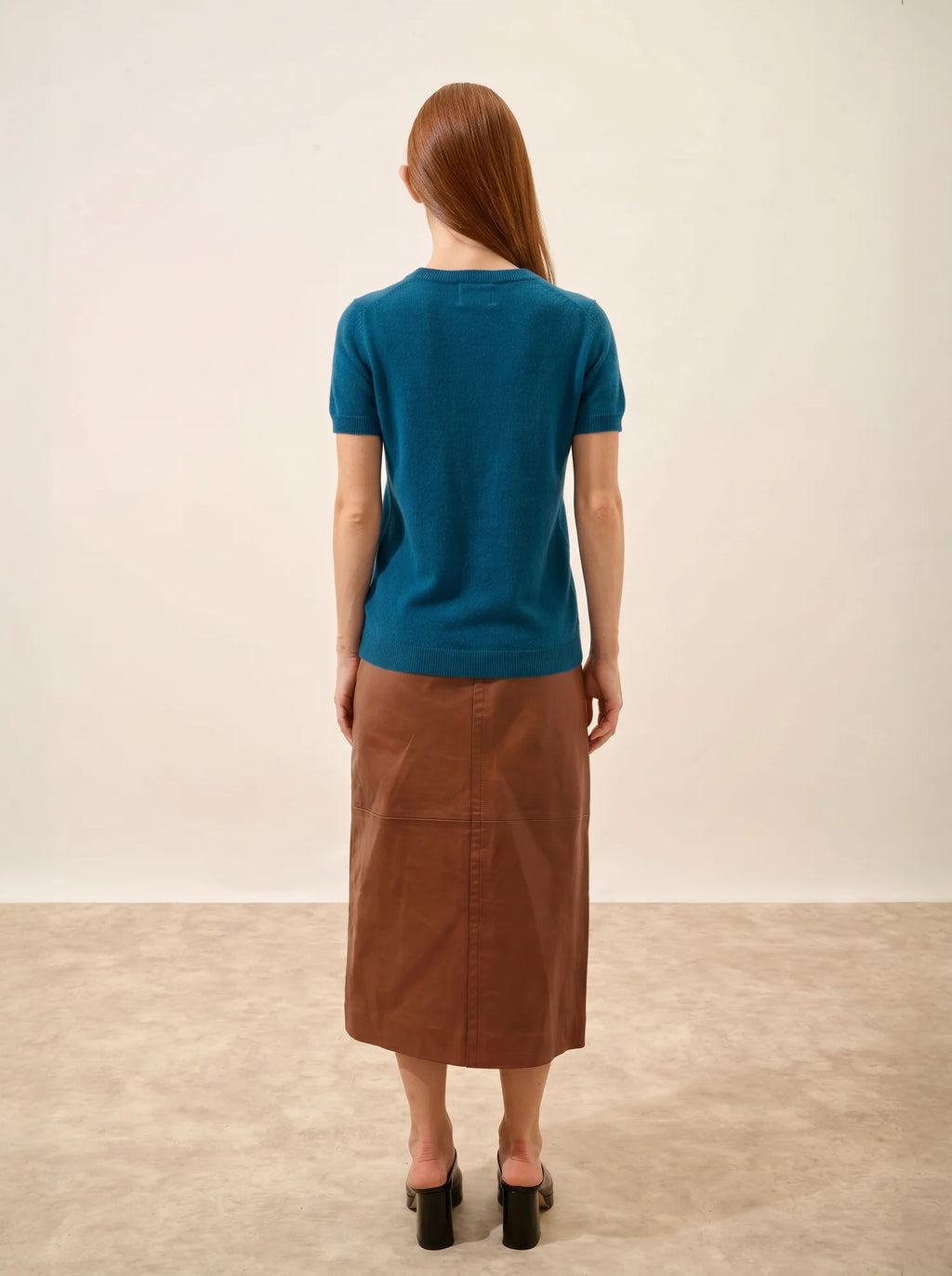 GLAMIS T-Shirt V-Ausschnitt Pfauenblau