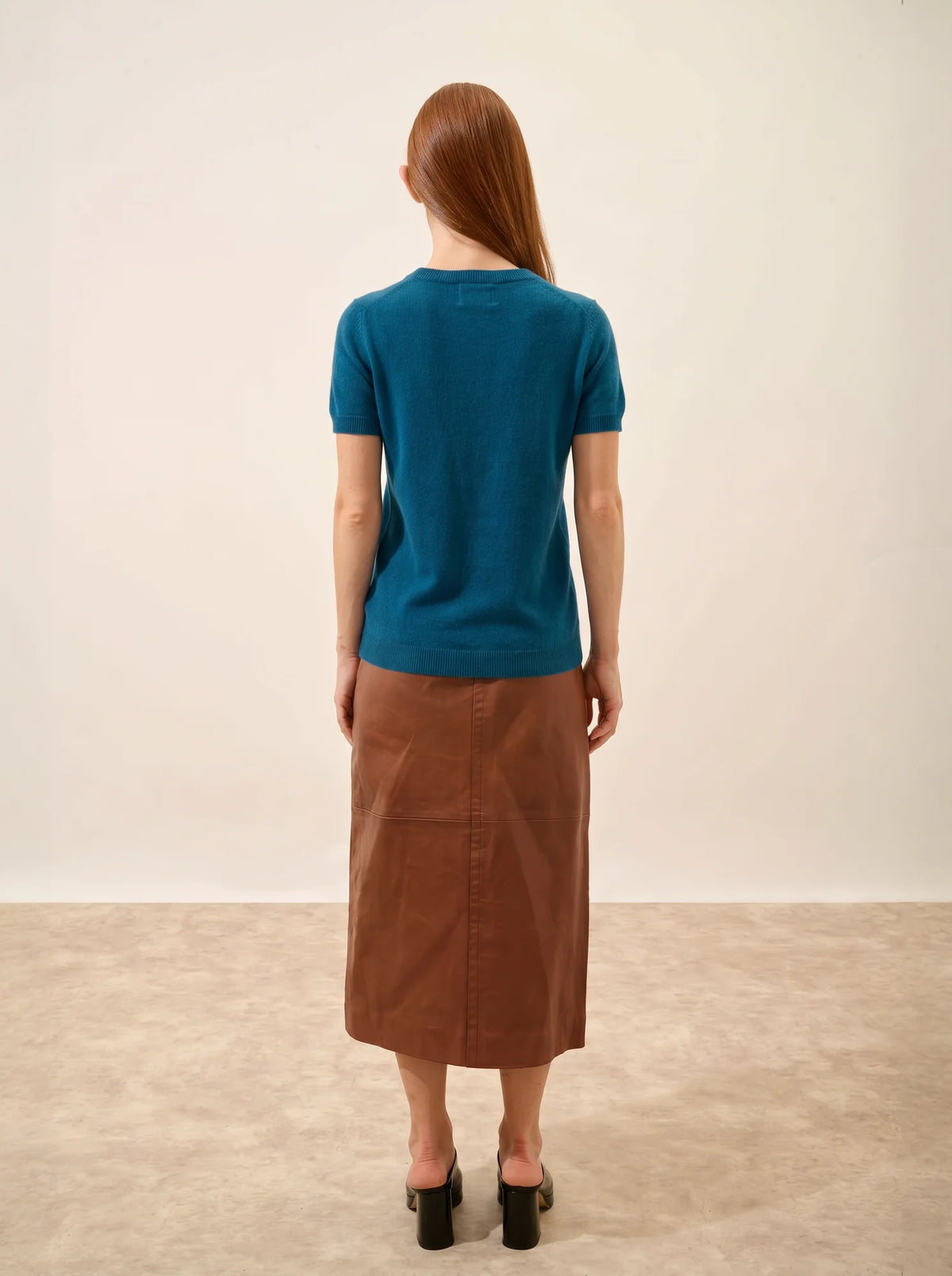 GLAMIS T-Shirt V-Ausschnitt Pfauenblau