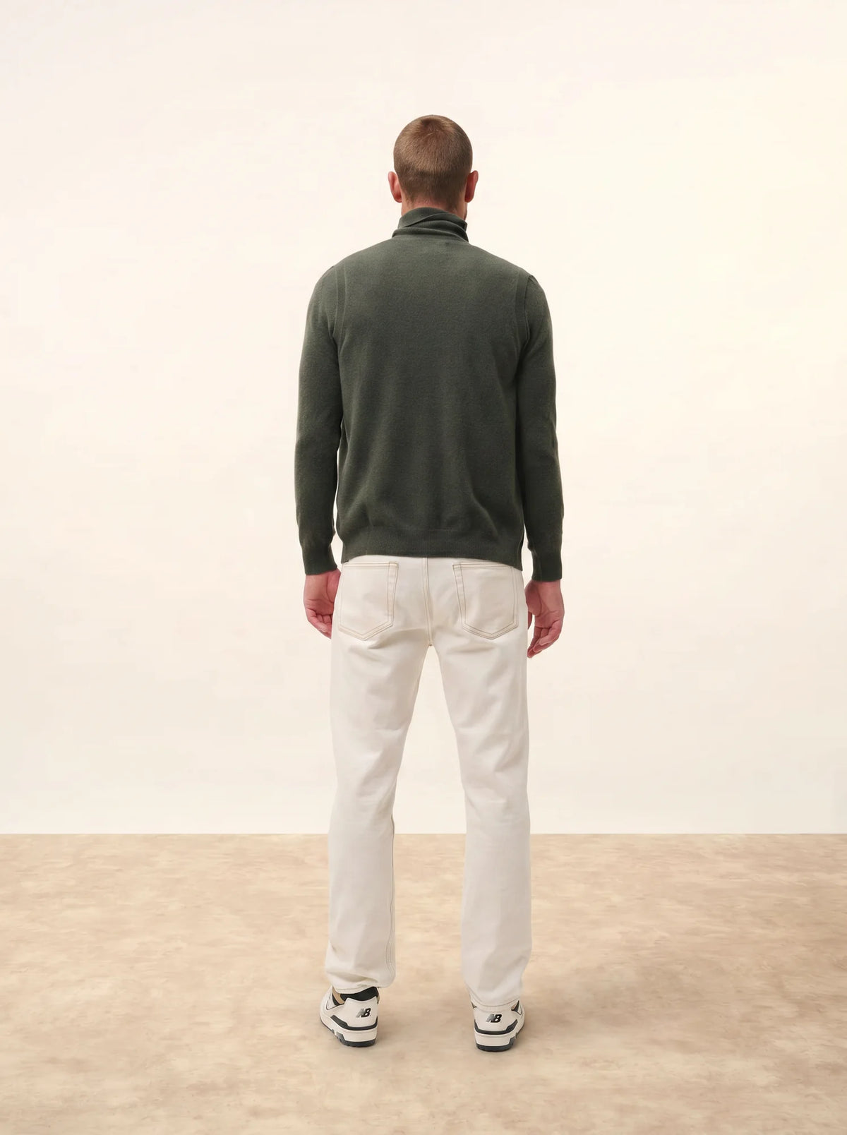 LANA Cardigan Col V sans Manches Kaki
