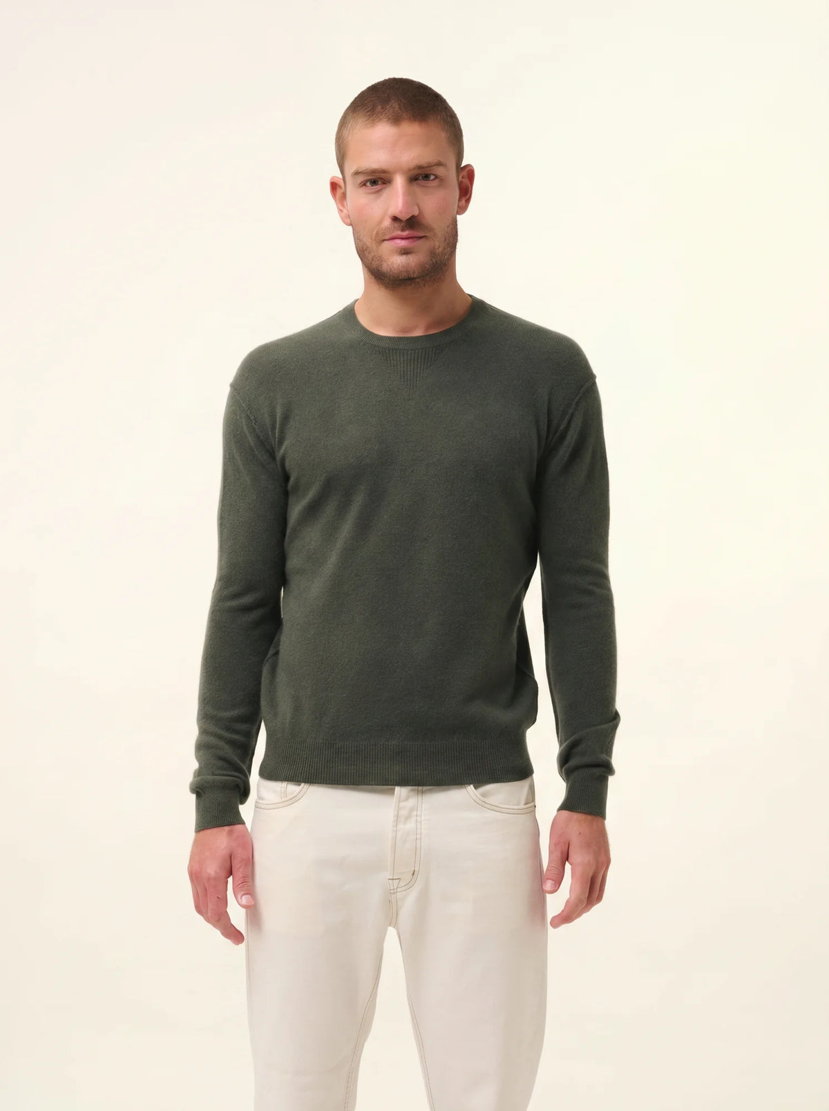 NOE Sweater Crew Neck Khaki