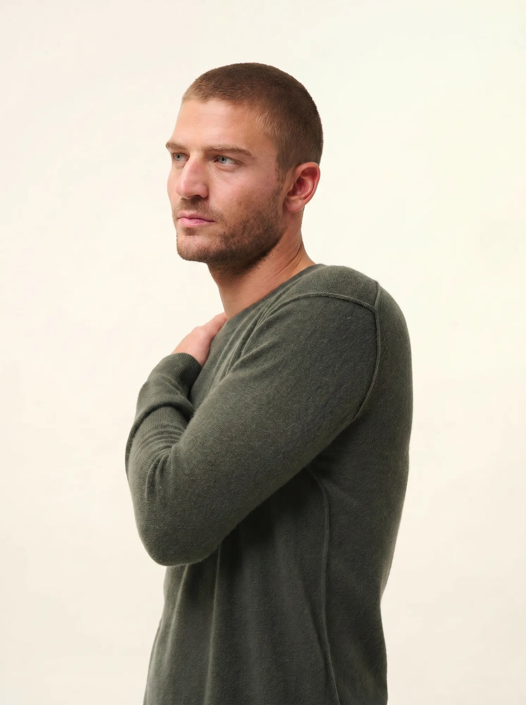 NOE Sweater Crew Neck Khaki