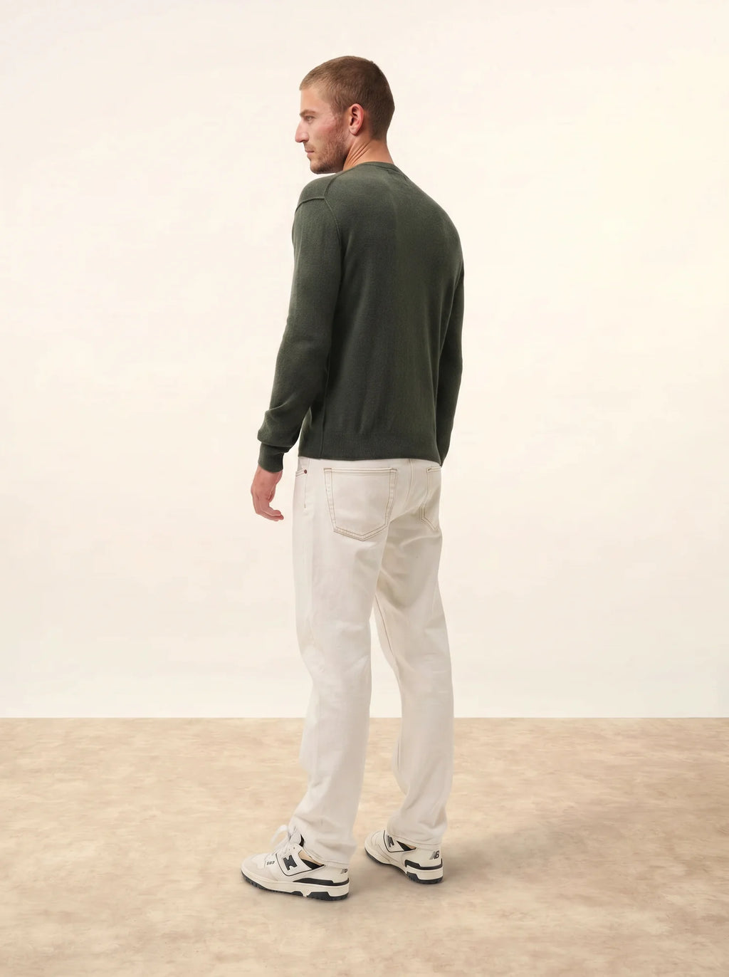 NOE Sweater Crew Neck Khaki