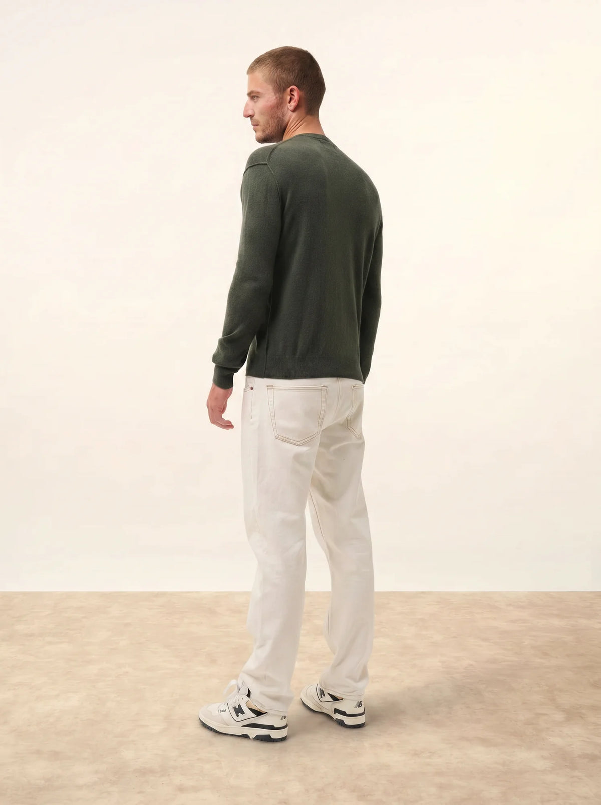 NOE Sweater Crew Neck Khaki