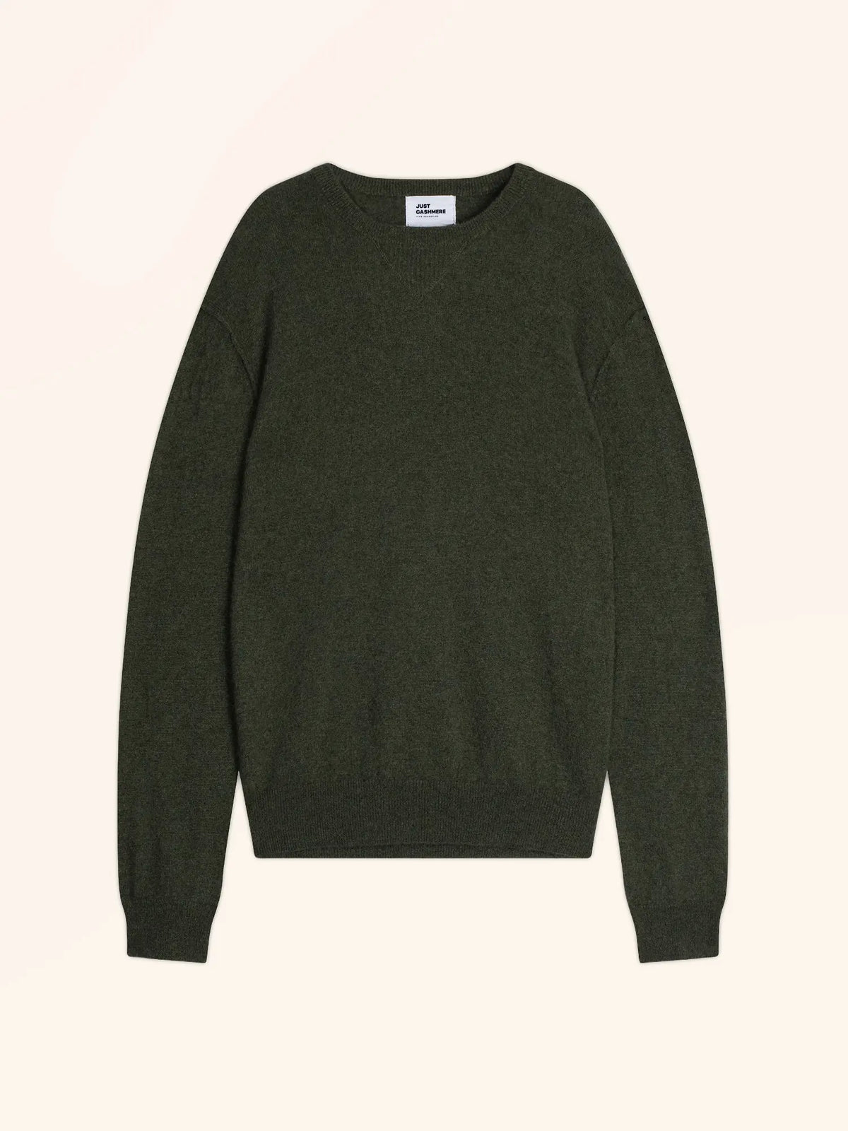 NOE Pull Col Rond Kaki Chiné