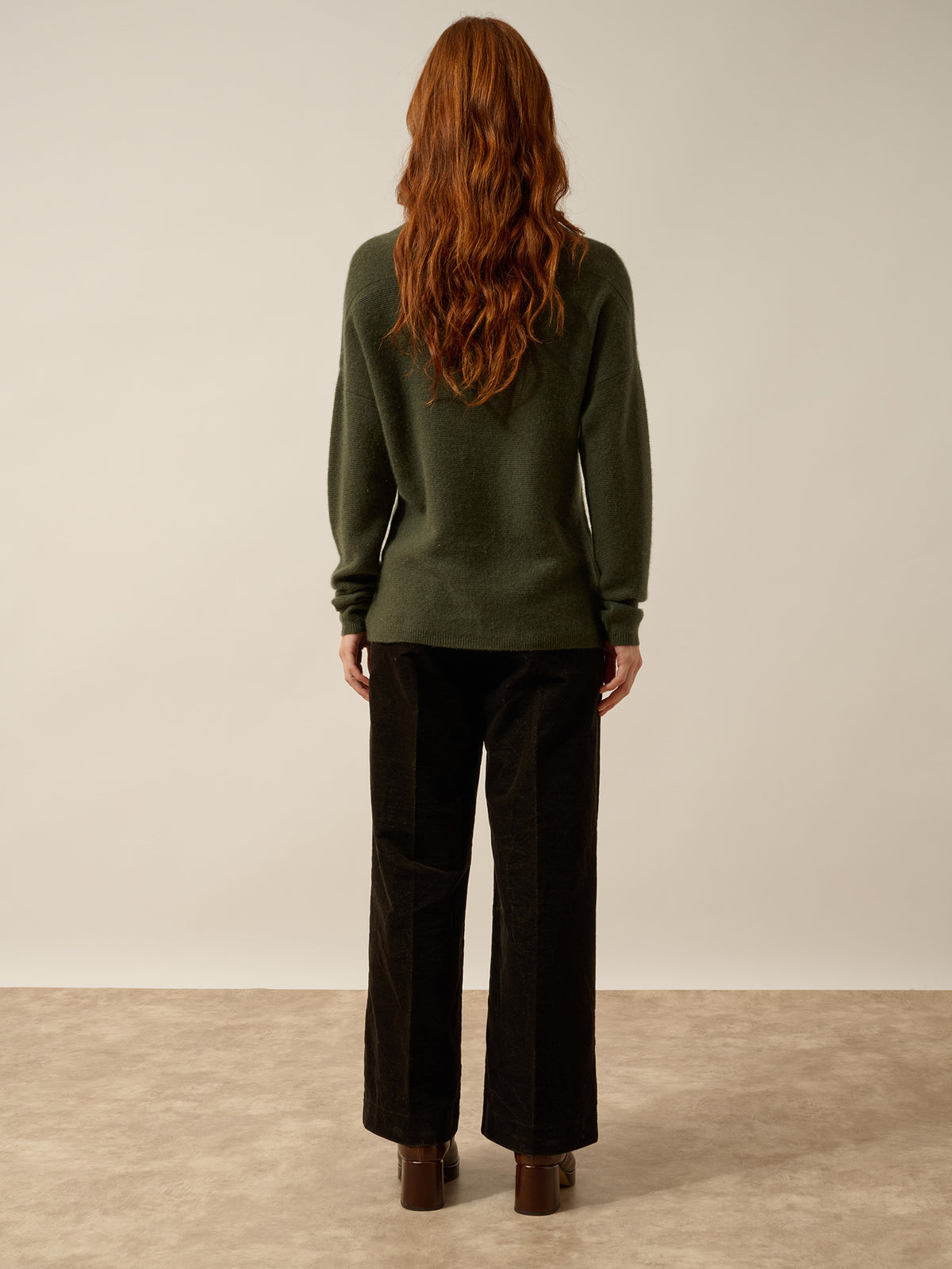 BLANTYRE Pullover Rollkragen Khaki