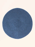 PARIS béret 4 fils bleu denim