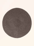 PARIS béret 4 fils taupe chiné