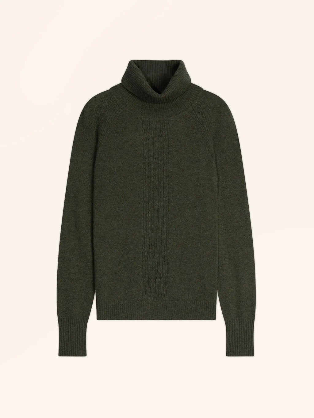 LILLY Sweater Turtleneck Heather Khaki