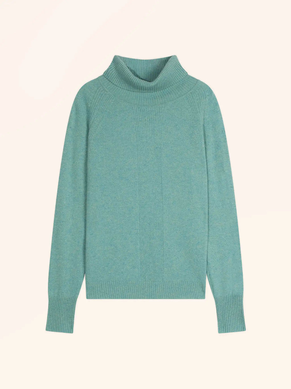 LILLY Sweater Turtleneck Heather Green