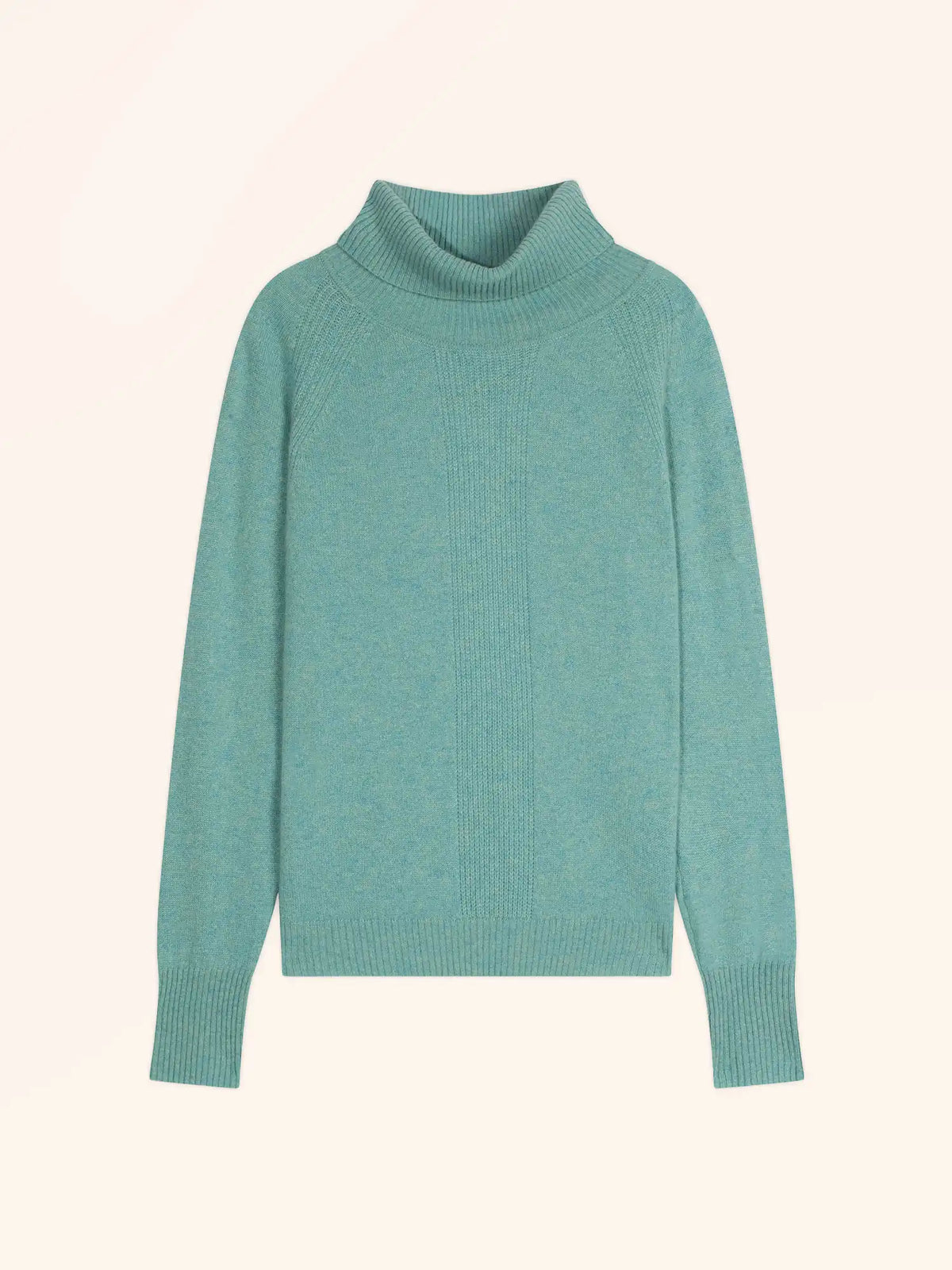 LILLY Sweater Turtleneck Heather Green