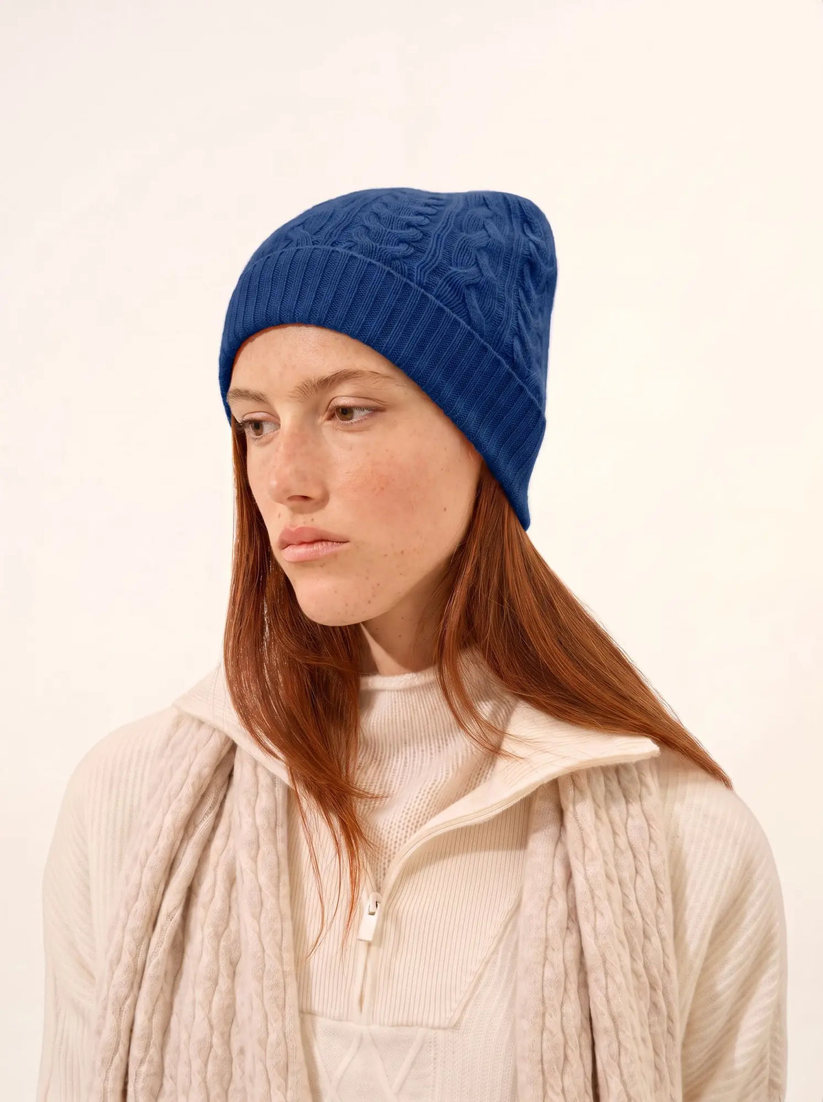 CLEO bonnet 4 fils outremer