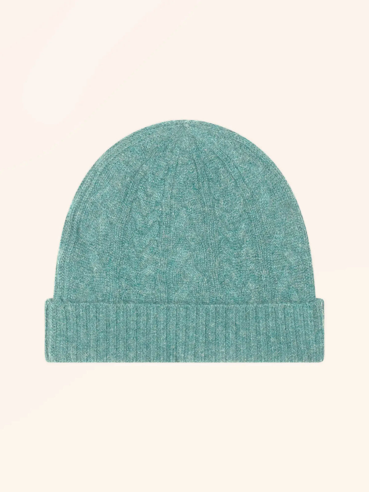 CLEO Bonnet 4 Fils Vert Chiné