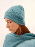 CLEO Bonnet 4 Fils Vert Chiné