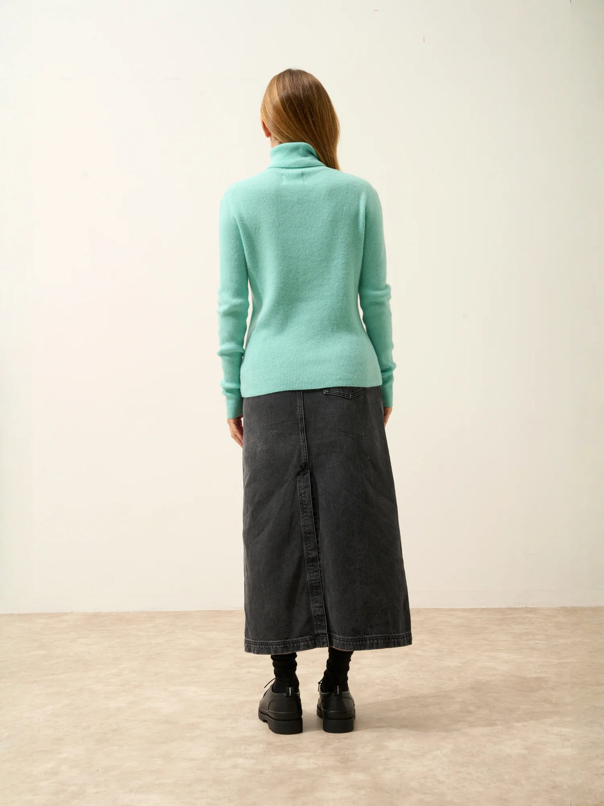 LANAIS Sweater Turtleneck Jade