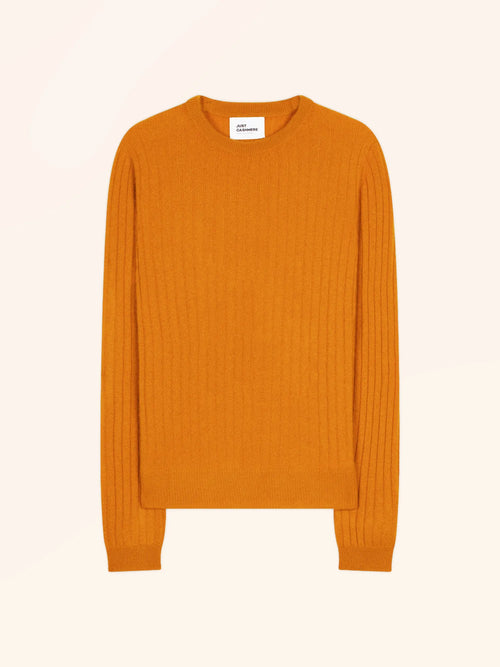 AVANA Pullover Rundhalsausschnitt Ocker