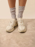 DAYAYA Socken 4-fädig Perlgrau meliert