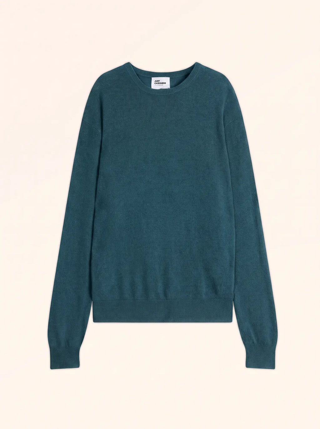 HOWARD Pull Col Rond Vert Canard Chiné