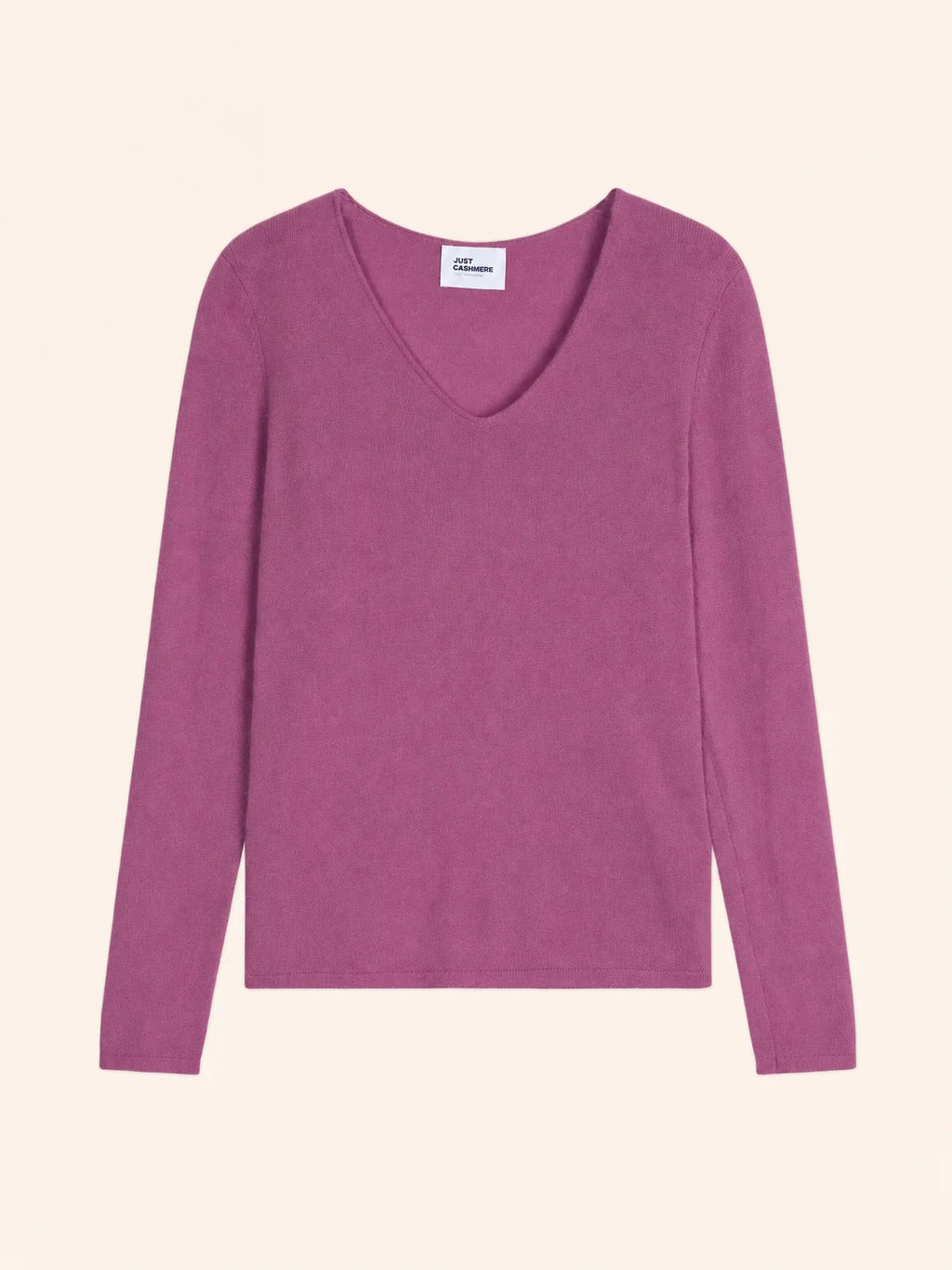 JOAN Pull Col V Orchidée