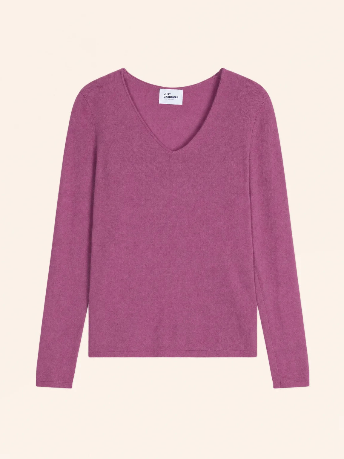 JOAN Pull Col V Orchidée