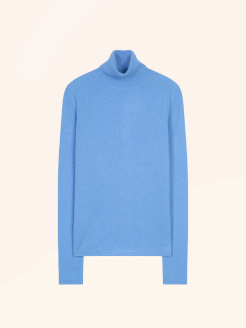 AVA Pullover Rollkragen Babyblau