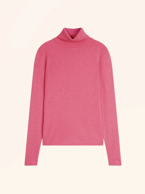 AVA Pullover Rollkragen Erdbeerrot