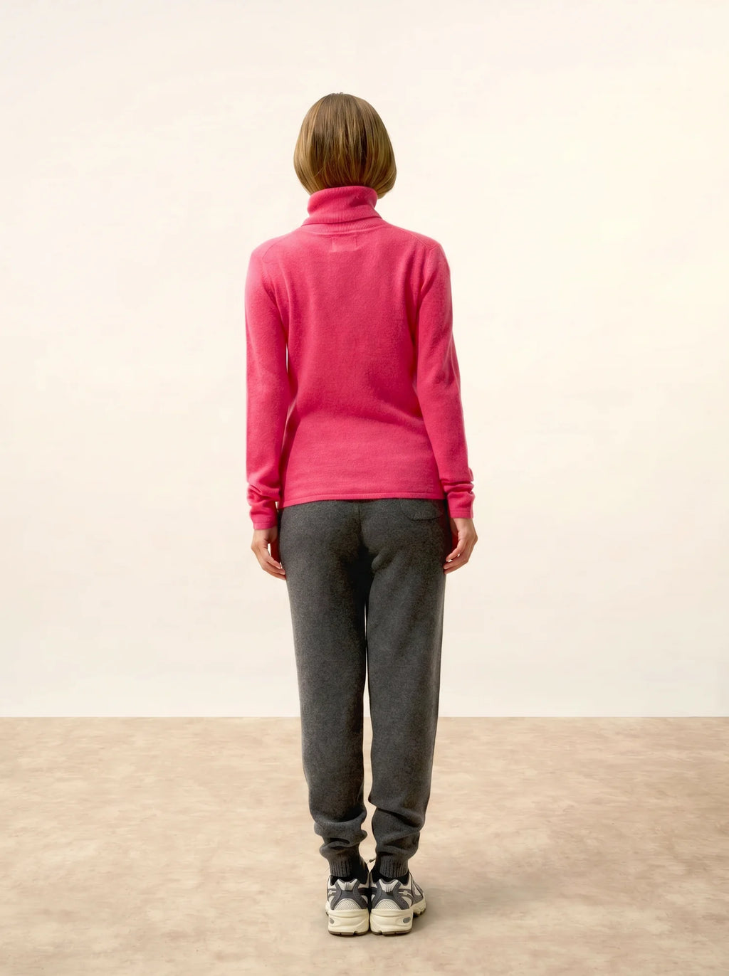 AVA Pullover Rollkragen Erdbeerrot