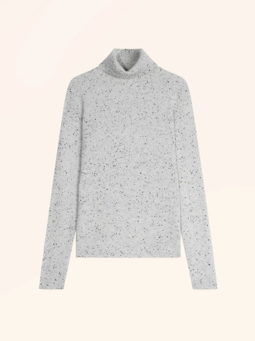 AVA Pullover Rollkragen Grau und Schwarz