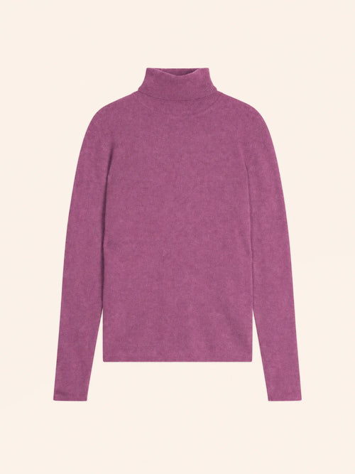 AVA Pullover Rollkragen Orchideenrosa