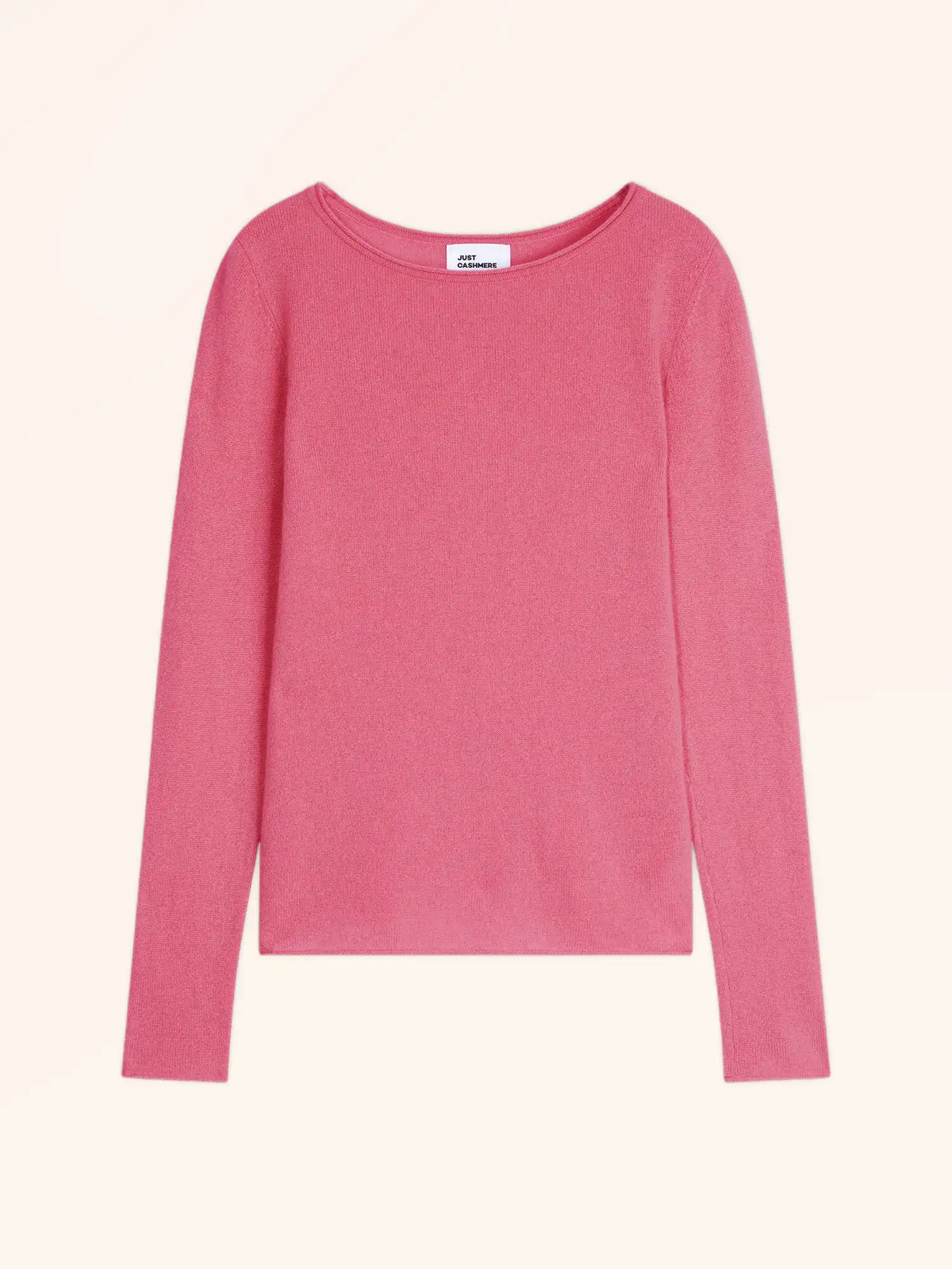 VIVIAN Pull Col Rond Fraise