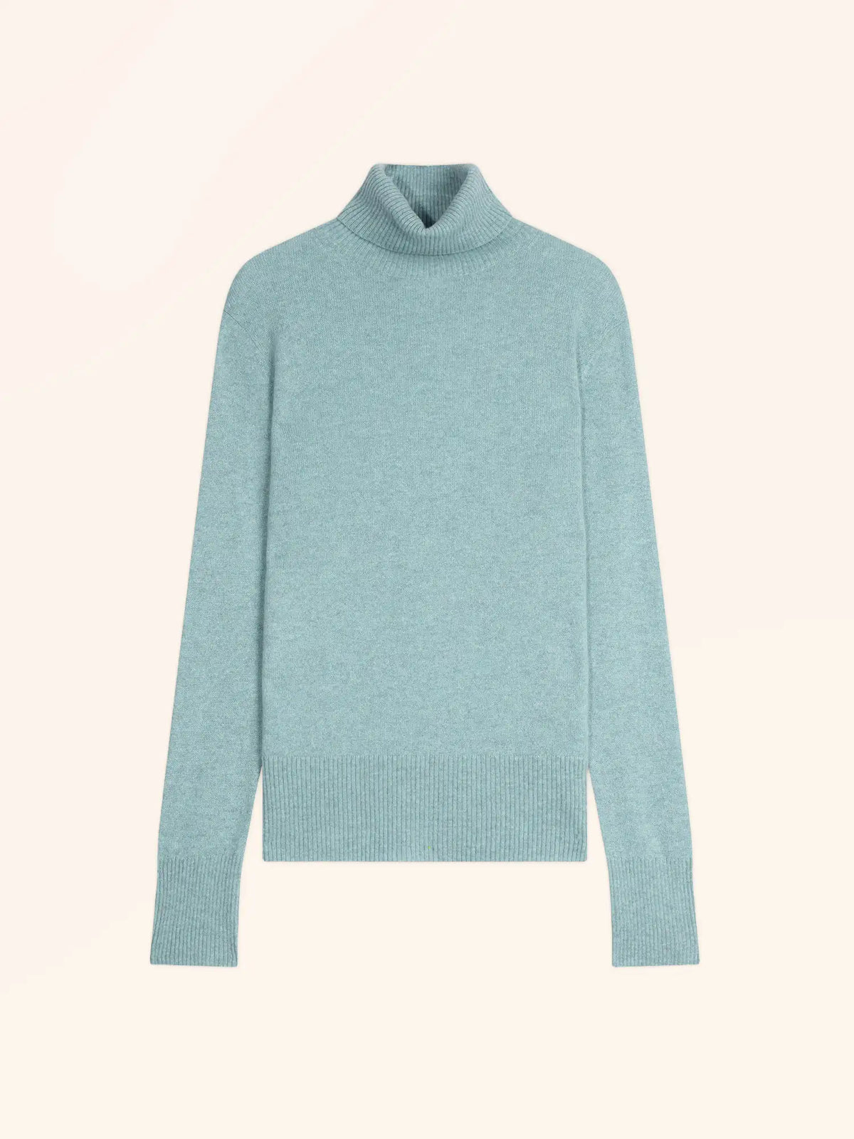 LEXIE Sweater Turtleneck Heather Aqua