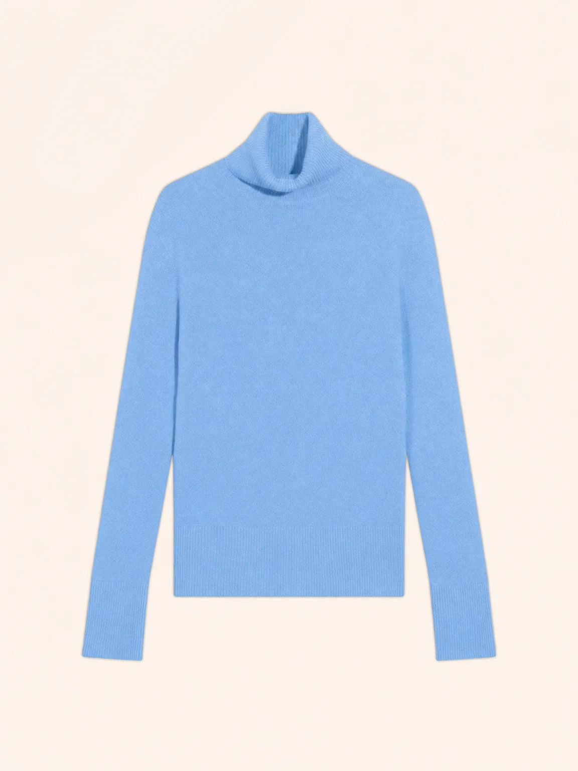 LEXIE Pull Col Roulé Bleu Bébé