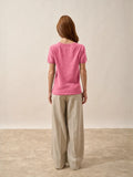GLAMIS T-Shirt Col V Fraise