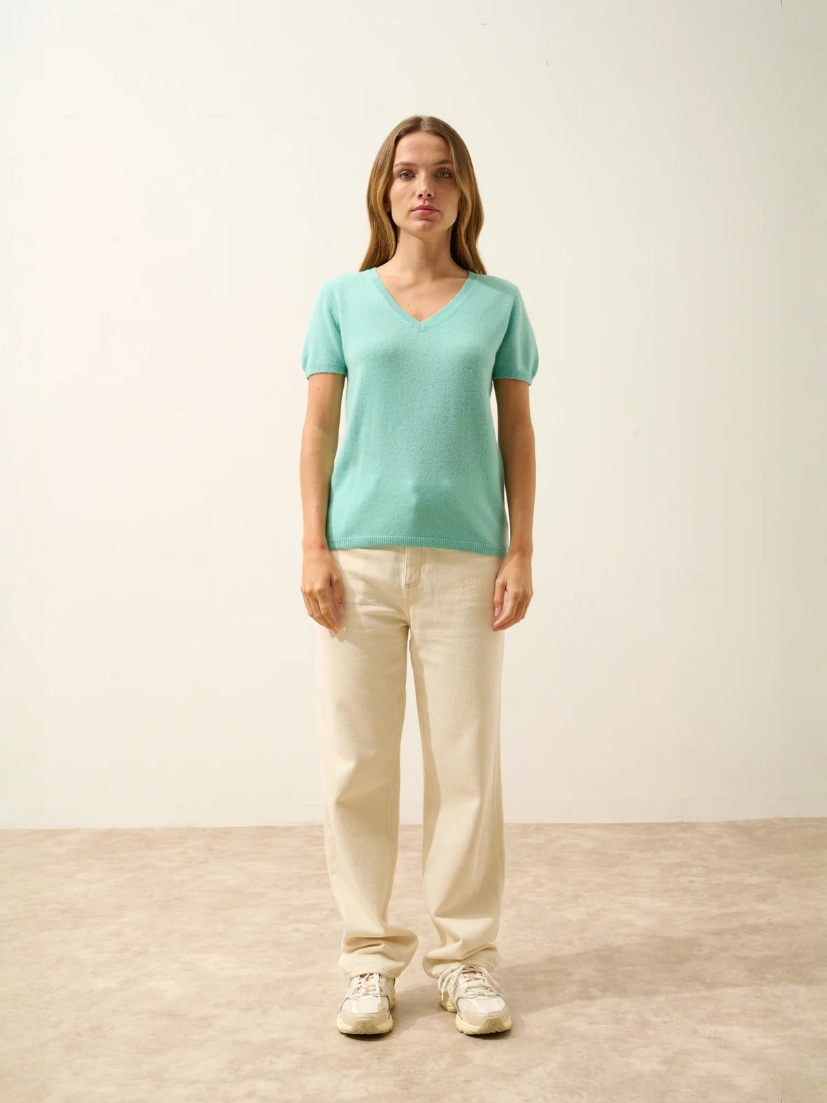 GLAMIS T-Shirt V-Neck Jade
