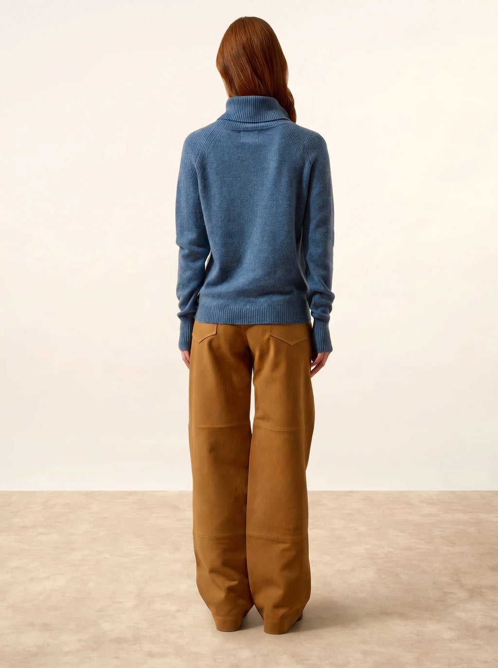 LILLY Sweater Turtleneck Denim Blue