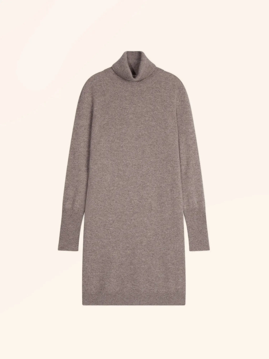 ZOELA Dress Turtleneck Heather Caribou