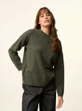 KAYLA Sweater Crew Neck Khaki