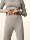 MARGRET Pantalon Évasé Nuage Chiné