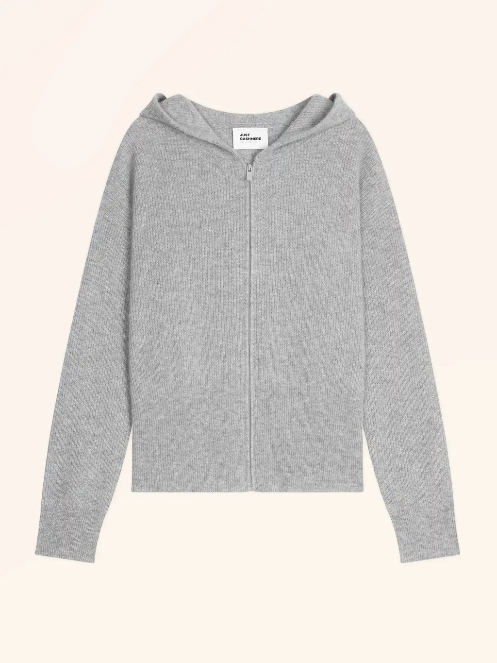 HELGA Vest Zipped Hooded Heather Cloud
