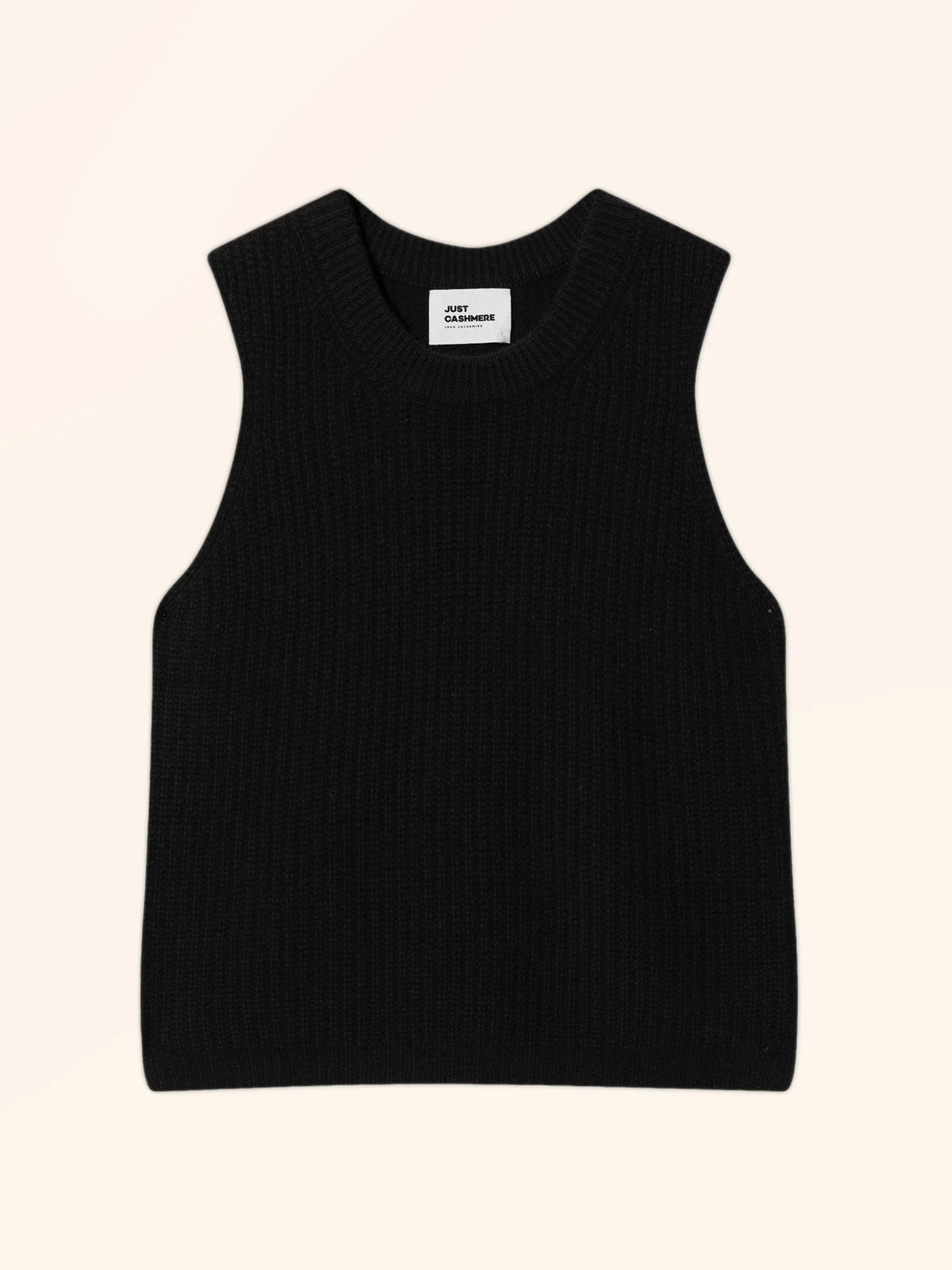 DAMPA Tank Top Crew Neck 6 Ply Black