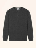 GUZMAN pull col tunisien carbone chiné