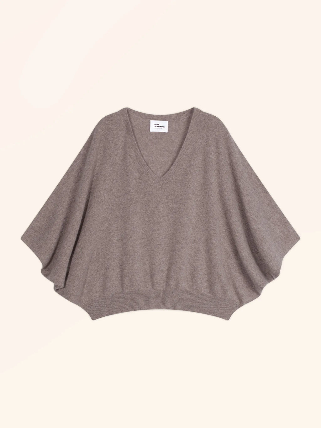 POLO Sweater V-Neck Batwing Heather Caribou