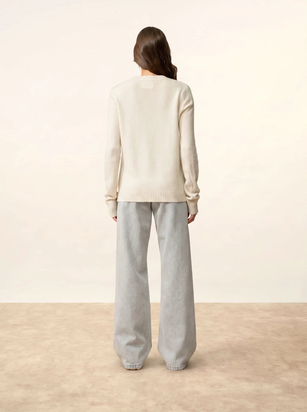 WILL Sweater Crew Neck 4 Ply Snow