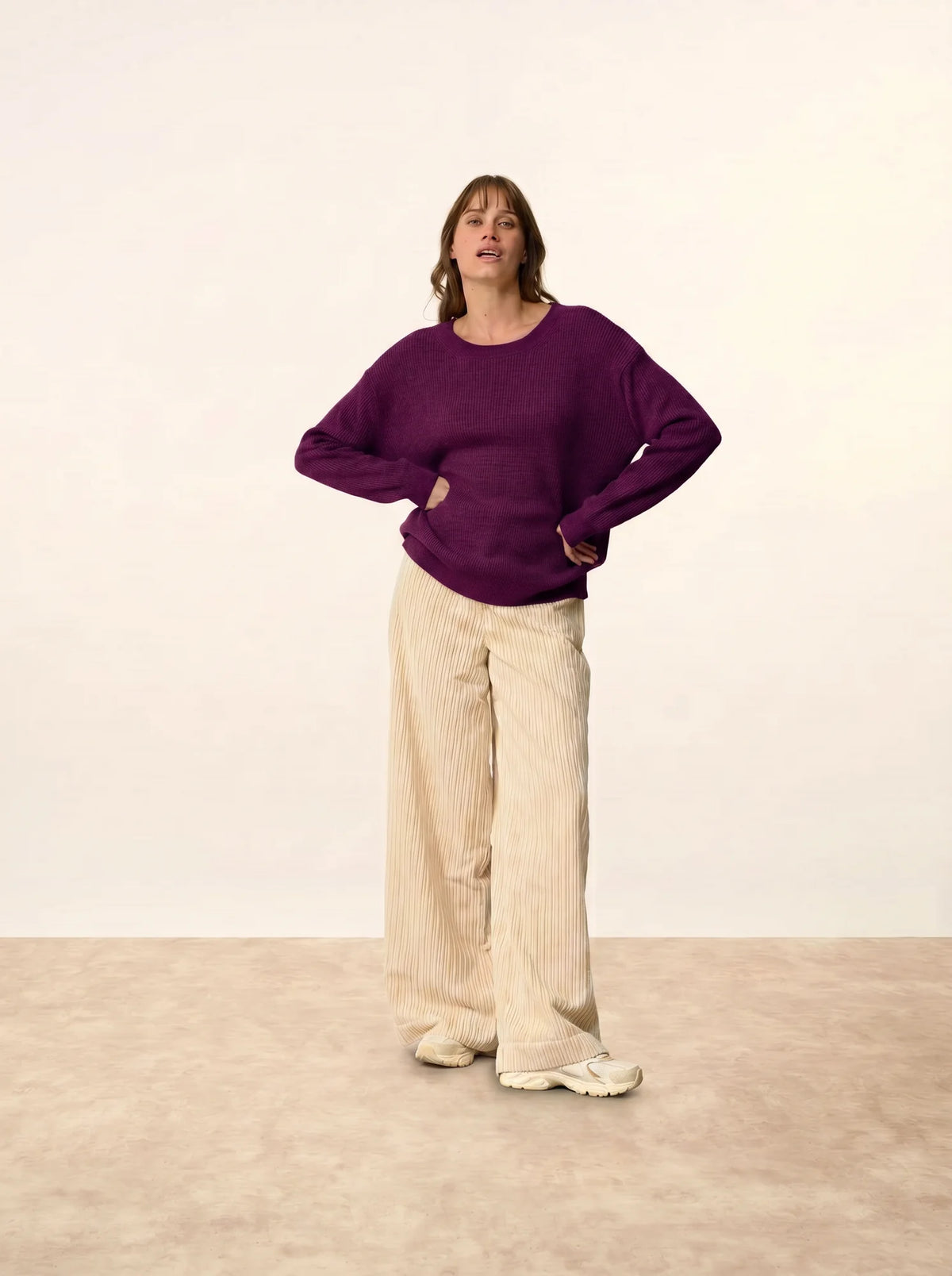 CHARLINE pull col rond prune