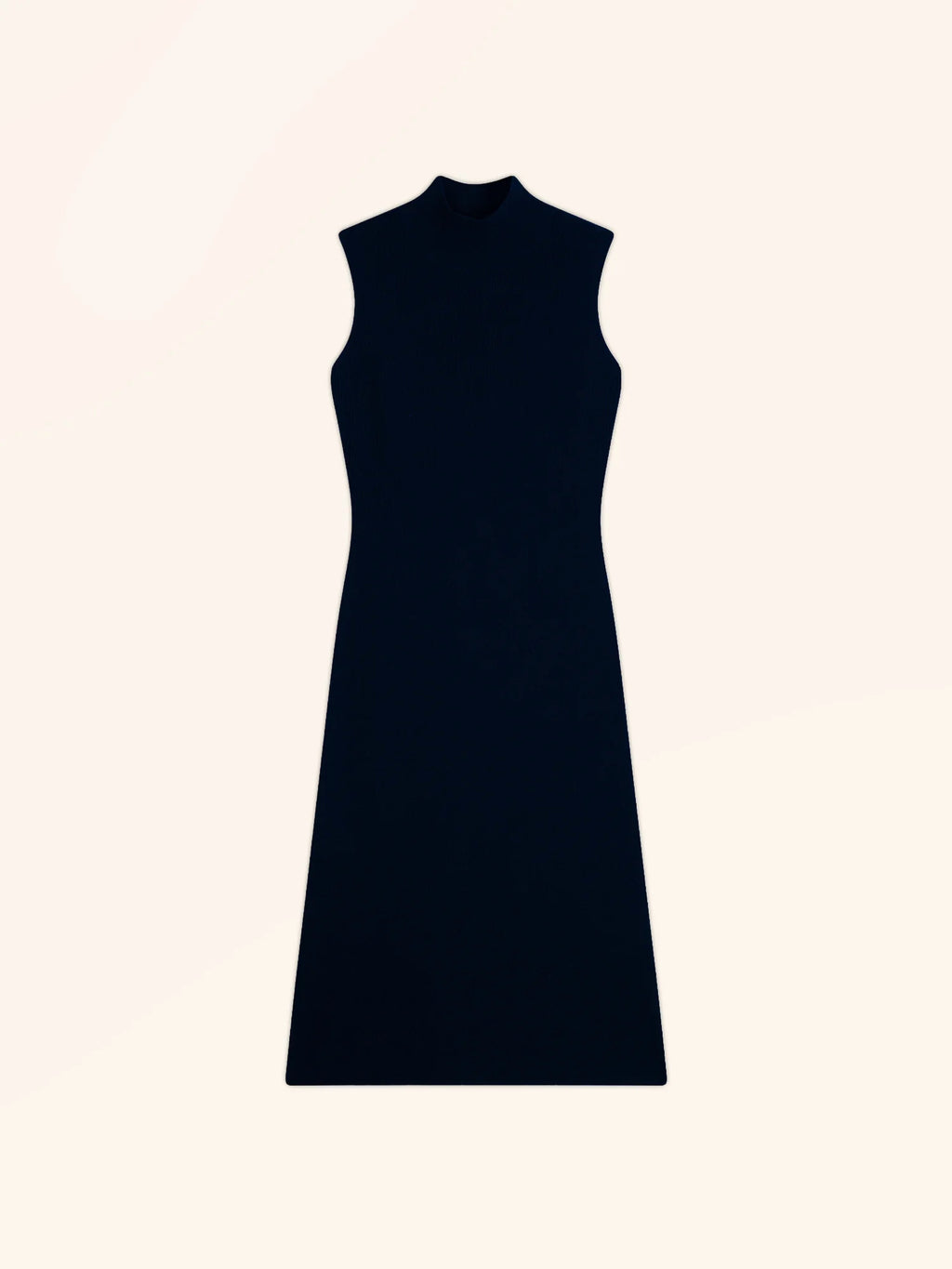 LOTTIE Robe Col Montant sans Manches Bleu Marine