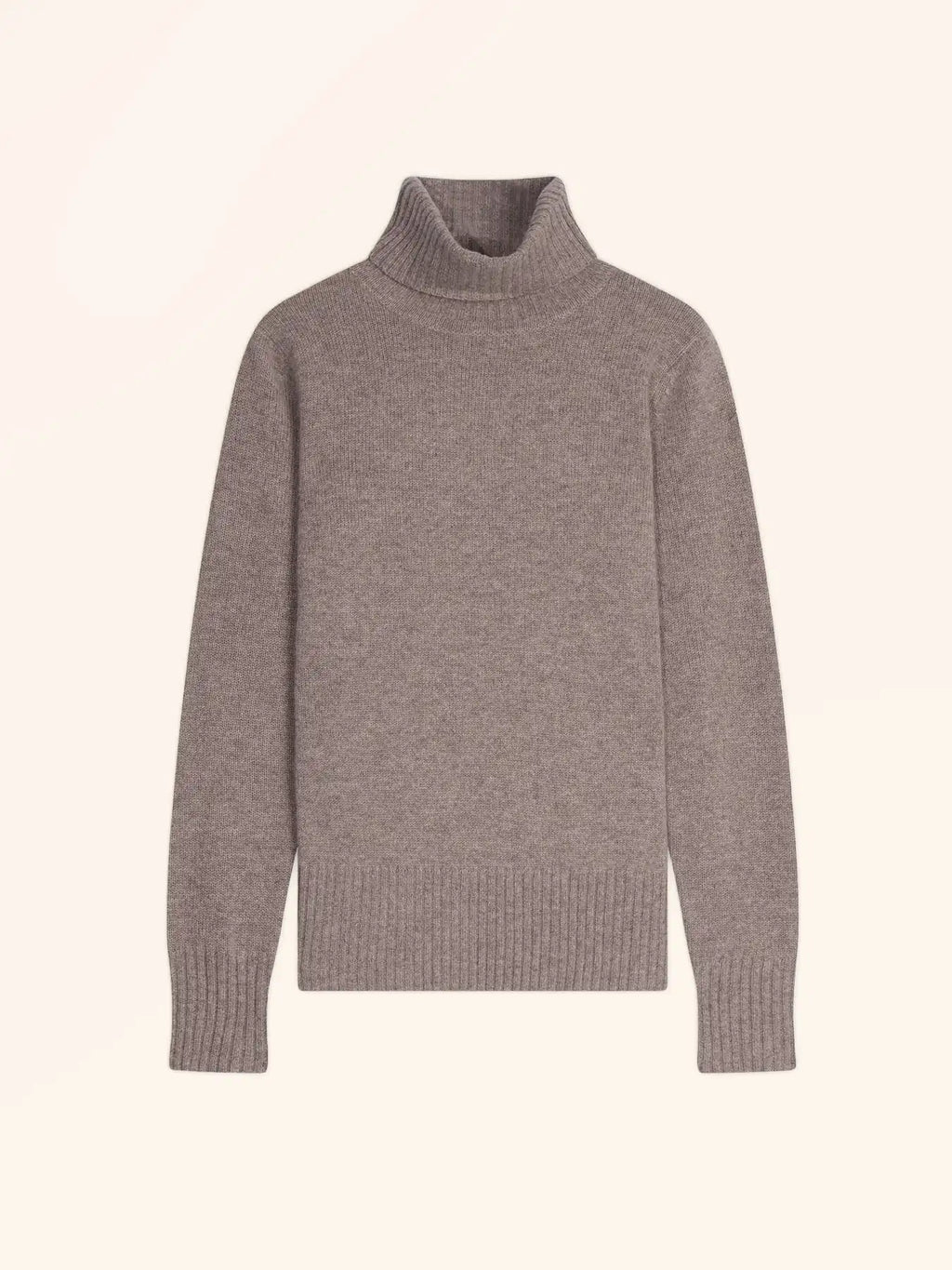 LUCIE Sweater Turtleneck 4 Ply Heather Caribou