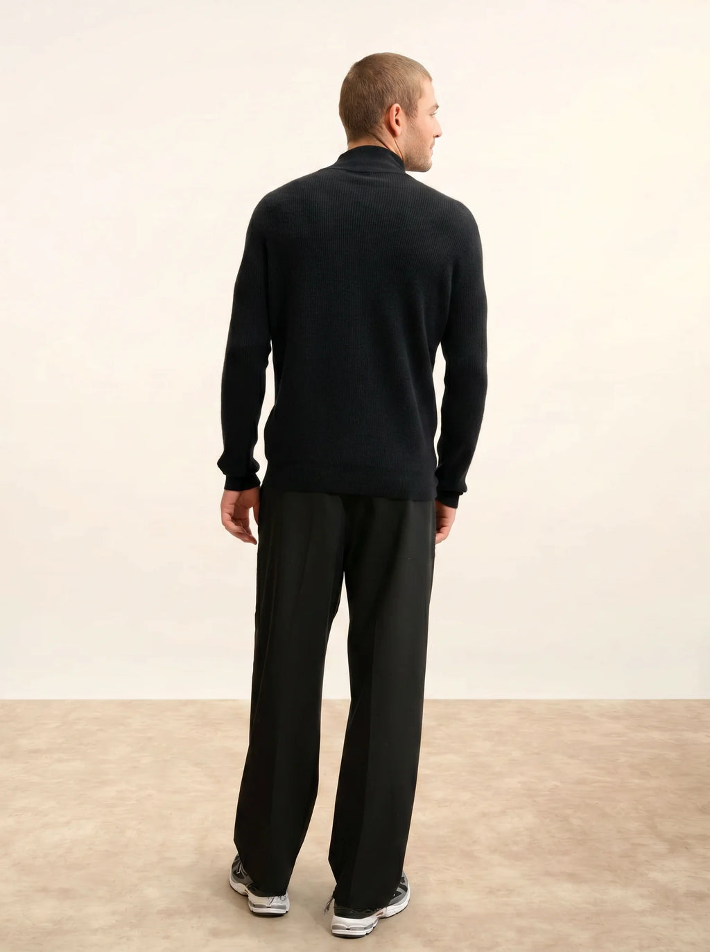 EVA Pull Col Montant Noir