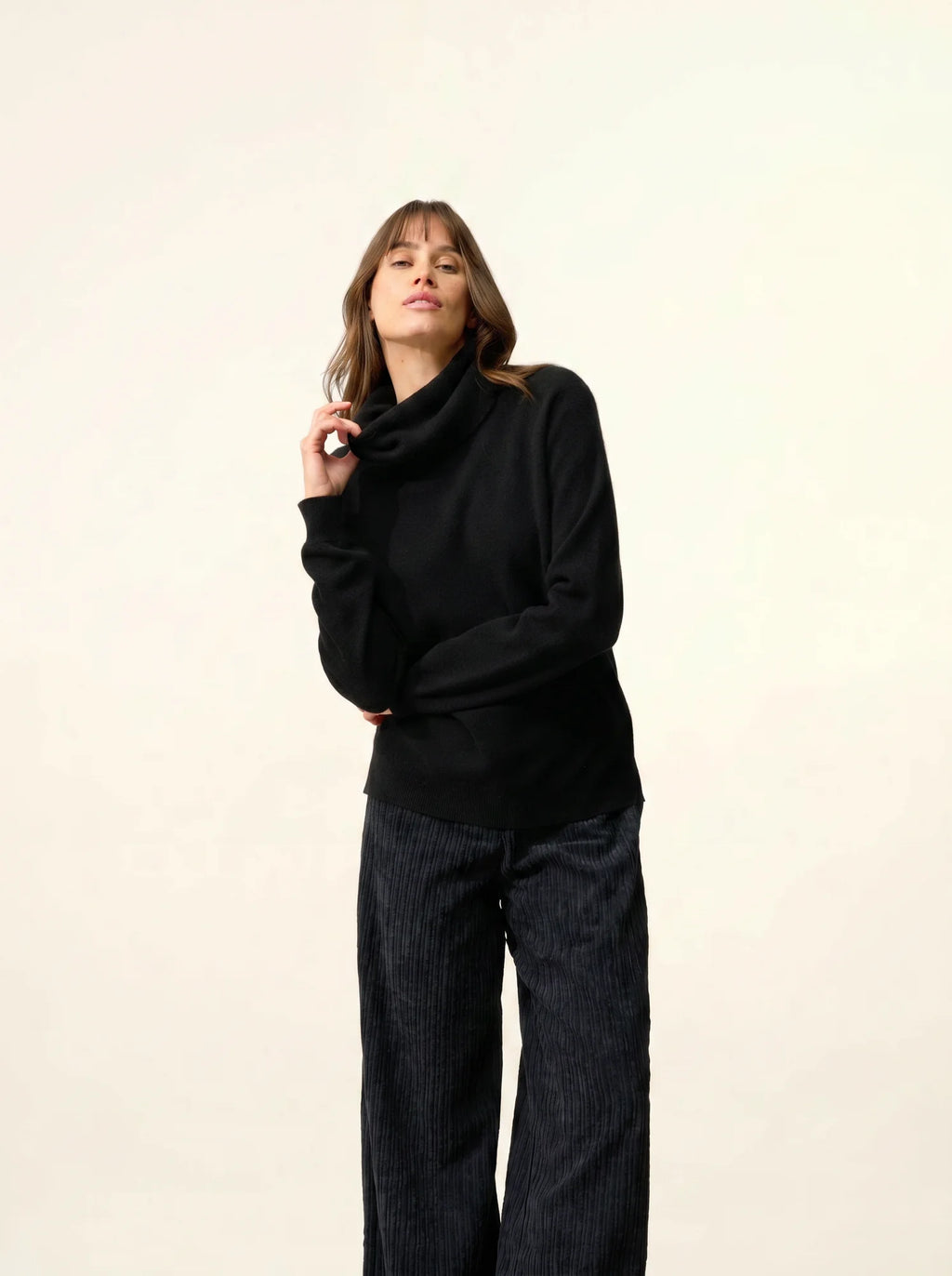 DONATELLA Sweater Turtleneck Black