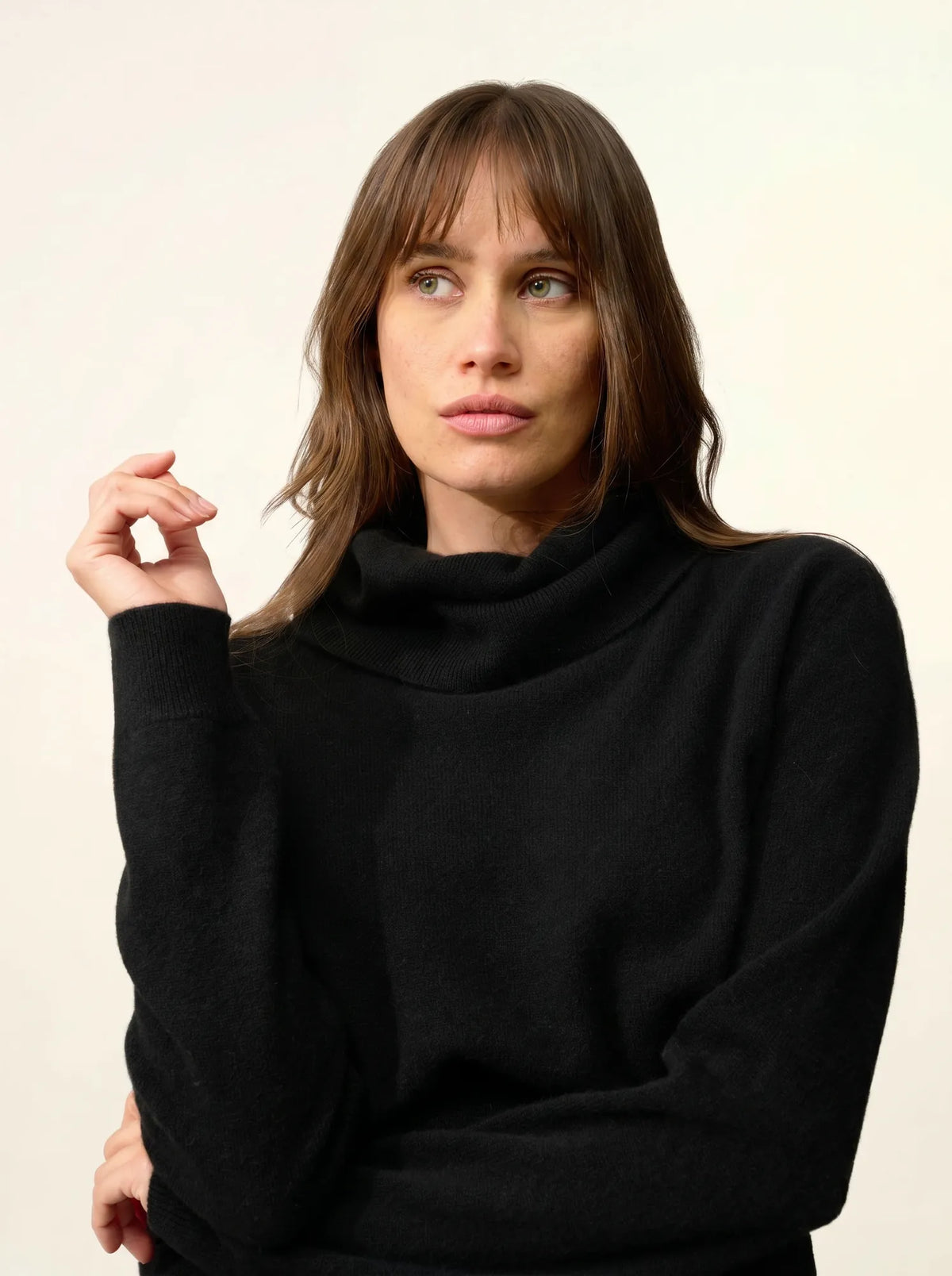 DONATELLA Sweater Turtleneck Black